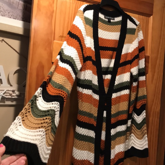 Boston Proper Duster Sweater - Boho - Picture 2 of 7